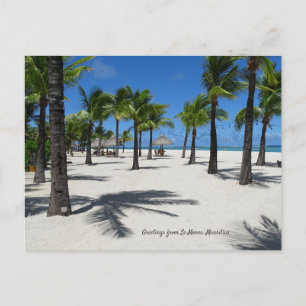 Strand von Le Morne, Mauritius Postkarte