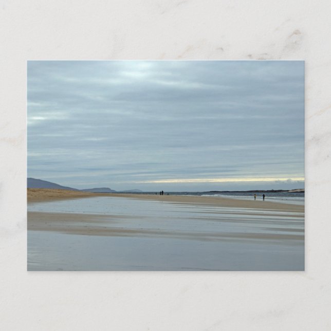 Strand von Luskentyre, Insel Harris Postkarte (Vorderseite)