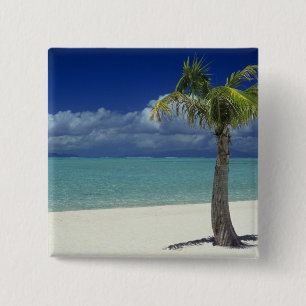 Strand von Matira auf der Insel Bora Bora, 2 Button