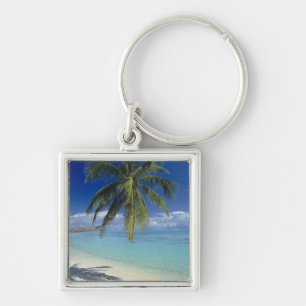 Strand von Matira auf der Insel Bora Bora, Society Schlüsselanhänger