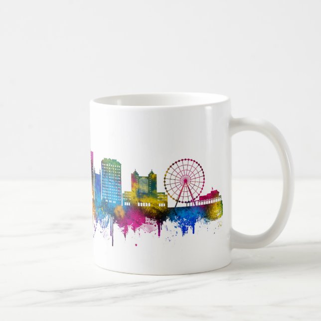 Strand von Myrtle Beach South Carolina Kaffeetasse (Rechts)