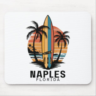 Strand von Neapel Florida Surfen Surfer _1 Mousepad