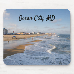 Strand von Ocean City, Maryland Mousepad