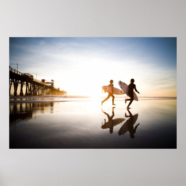 Strand von Oceanside Poster (Vorne)