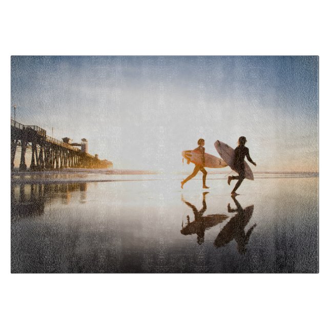Strand von Oceanside Schneidebrett (Vorderseite)