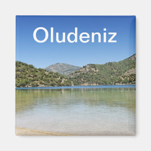 Strand von Oludeniz in der Türkei Magnet