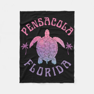 Strand von Pensacola Florida Meeresschildkröte Som Fleecedecke