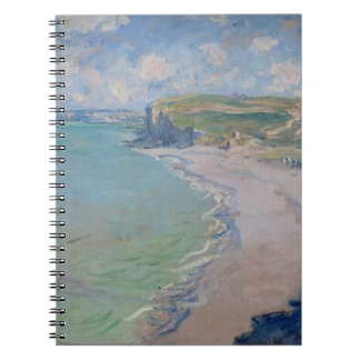 Strand von Pourville von Claude Monet Notizblock