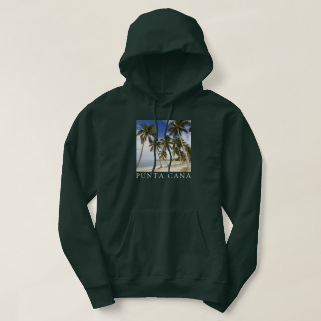 Strand von Punta Cana | Dominikanische Republik Hoodie (Design vorne)