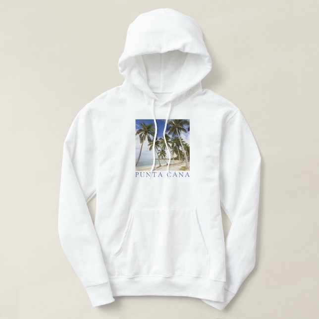 Strand von Punta Cana | Dominikanische Republik Hoodie (Design vorne)