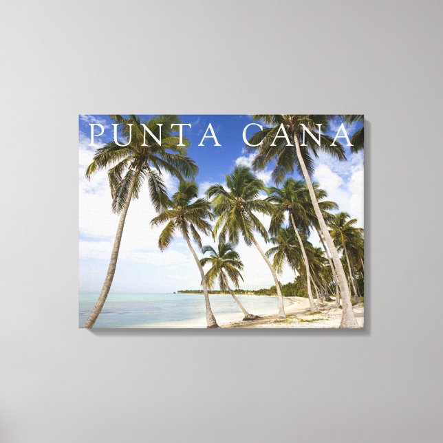 Strand von Punta Cana | Dominikanische Republik Leinwanddruck (Vorderseite)