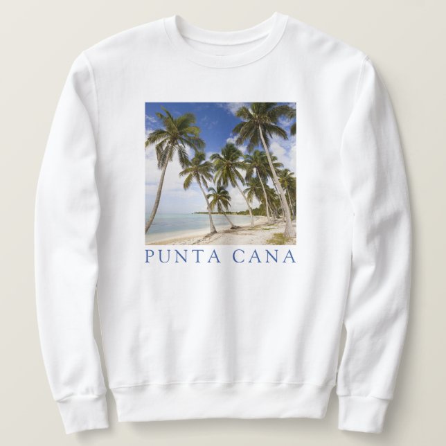 Strand von Punta Cana | Dominikanische Republik Sweatshirt (Design vorne)