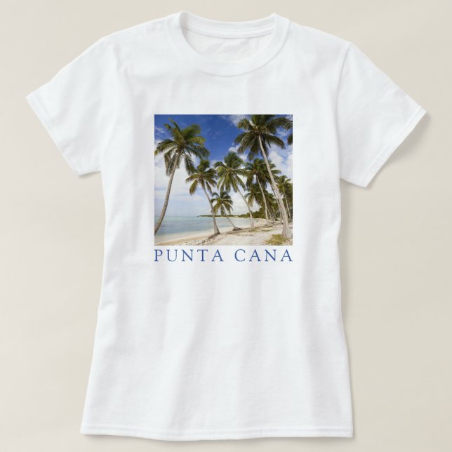 Strand von Punta Cana | Dominikanische Republik T-Shirt (Design vorne)