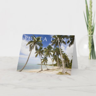 Strand von Punta Cana   Vielen Dank Dankeskarte