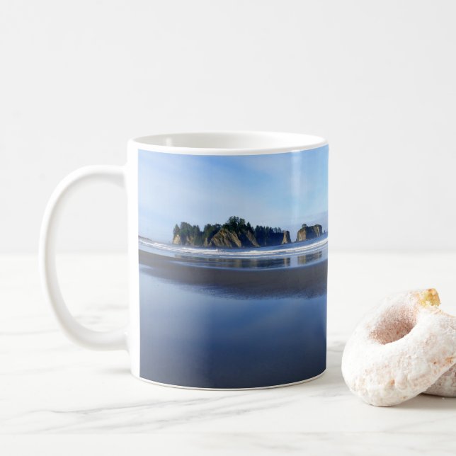 Strand von Rialto I Kaffeetasse (Mit Donut)