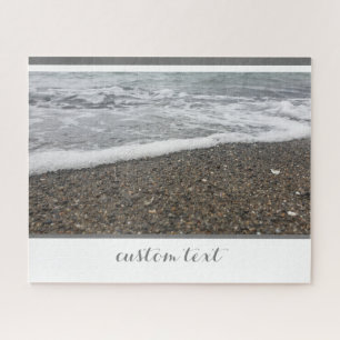 STRAND VON ROCKY OCEAN WHITE WAVES ROLLING SHORE PUZZLE