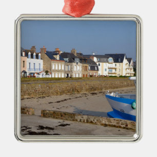 Strand von Saint-Vaast-la-Hougue Silbernes Ornament