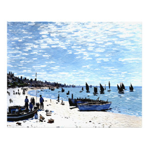 Strand von Sainte-Adresse Fotodruck