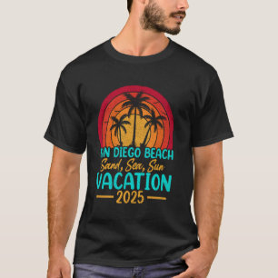 Strand von San Diego Kalifornien Sand Meer Sonne U T-Shirt