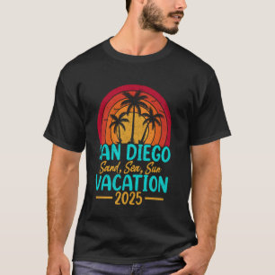Strand von San Diego Kalifornien Sand Meer Sonne U T-Shirt