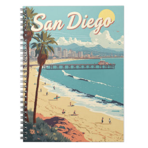 Strand von San Diego Notizblock