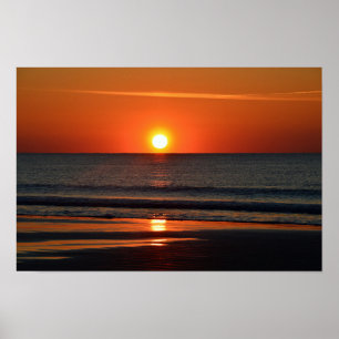 Strand von Seabrook Island bei Sonnenaufgang Poster