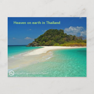 Strand von Thailand Postkarte
