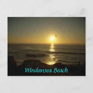 Strand von Windansea Postkarte