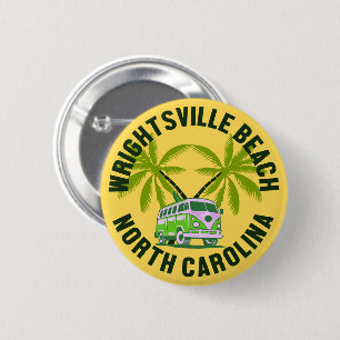 Strand von Wrightsville, North Carolina Button