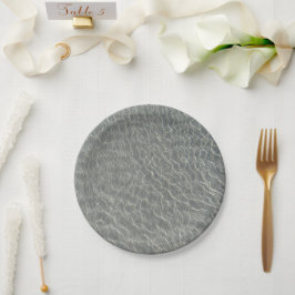 Strand Wasser Ripples & Sand Pappteller