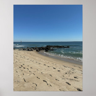 Strand-Wasserlandschaft-Poster Poster