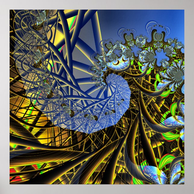 "Strand Wave" Poster (Vorne)