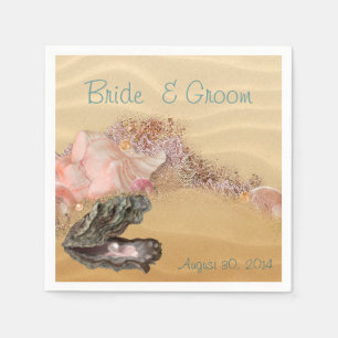 Strand Wedding Sandy Shore Serviette