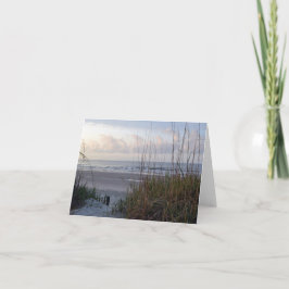 Strand-Weg-Anmerkungs-Karte Karte