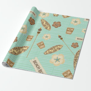 Strand-wertlos LeinenPackpapier Geschenkpapier