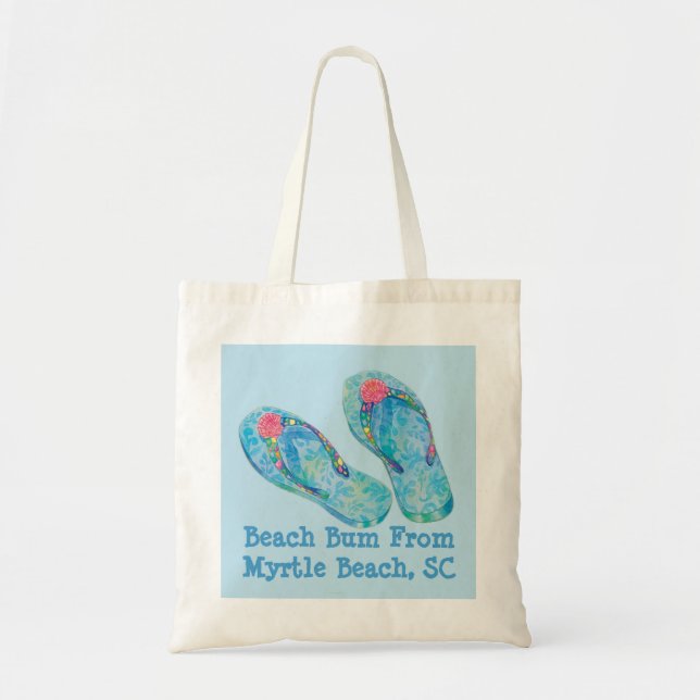 Strand-wertlosmyrtle beach Sc-Taschen-Tasche Tragetasche (Vorne)