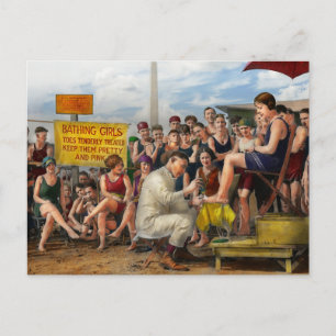 Strand - Zehen 1922 liebevoll behandelt Postkarte