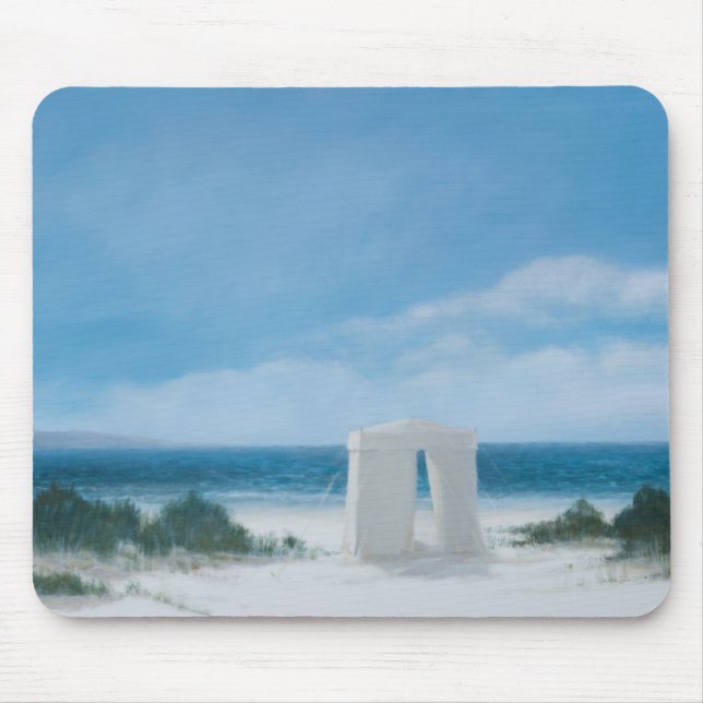 Strand-Zelt 2012 Mousepad (Vorne)