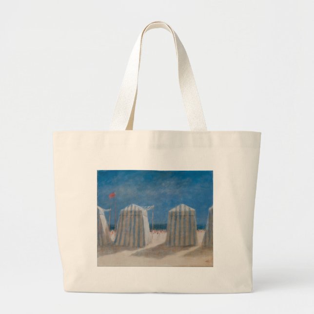 Strand-Zelte Bretagne 2012 Jumbo Stoffbeutel (Vorne)