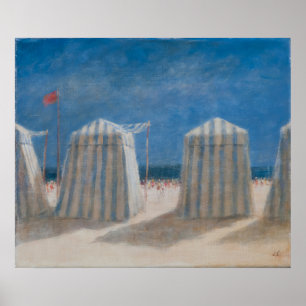 Strand-Zelte Bretagne 2012 Poster