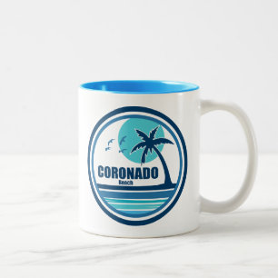 Strand Zweifarbige Tasse