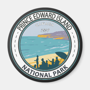 Strandabzeichen des Nationalparks Prince Edward Is Magnet