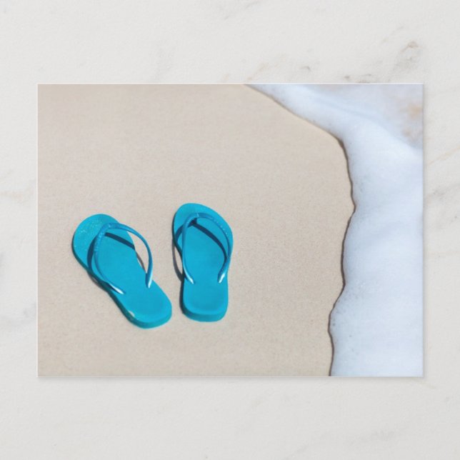 Strandaccessoires Postkarte (Vorderseite)