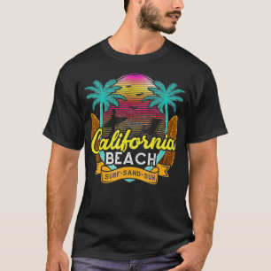 Strandangebot California Beach Surf Sand Sun T-Shirt