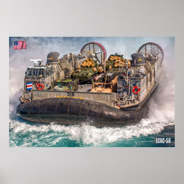 STRANDASSAULT - LCAC-58 POSTER (Vorne)