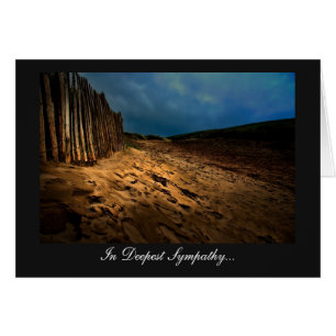 Strandausgang am Sonntag - Tieftes Beileid