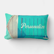 Strandbad Cabana türkis weiß