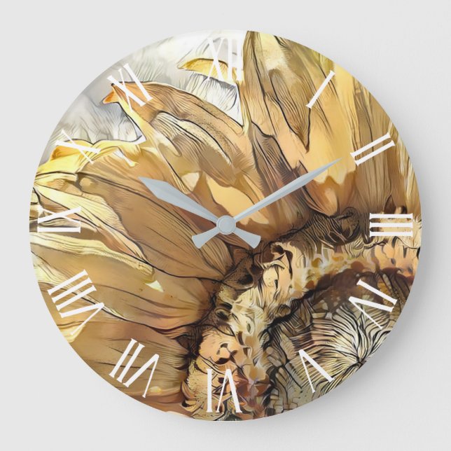 Strandbad Lido di Lugano Große Wanduhr (Vorderseite)