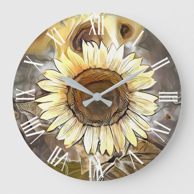 Strandbad Lido di Lugano Große Wanduhr (Vorderseite)