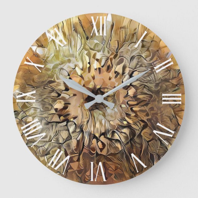 Strandbad Lido di Lugano Große Wanduhr (Vorderseite)